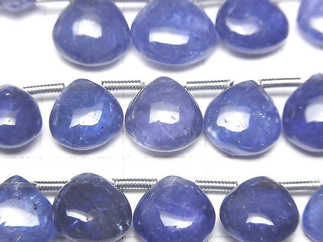 【動画】宝石質タンザナイトAAA マロン(プレーン) 半連/1連(約18cm) サムネイル2