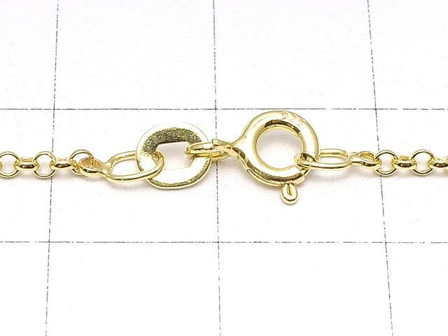 Silver925 ロロチェーン 1.6mm 18KGP 【40cm】【45cm】【50cm】【60cm】 ネックレス 1本 サムネイル2