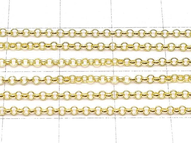 Silver925 ロロチェーン 1.6mm 18KGP 【40cm】【45cm】【50cm】【60cm】 ネックレス 1本 サムネイル3