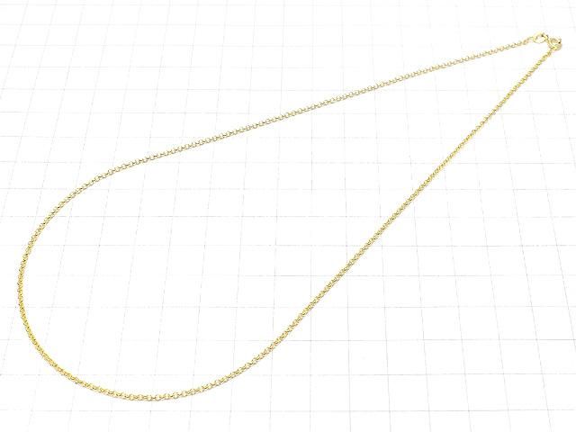 Silver925 ロロチェーン 1.6mm 18KGP 【40cm】【45cm】【50cm】【60cm】 ネックレス 1本 サムネイル4
