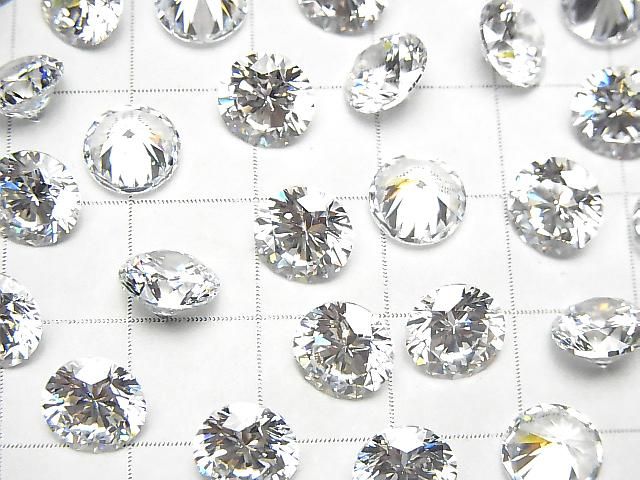 【動画】キュービックジルコニアAAAA ルース ラウンドファセットカット8×8mm 5粒 サムネイル3