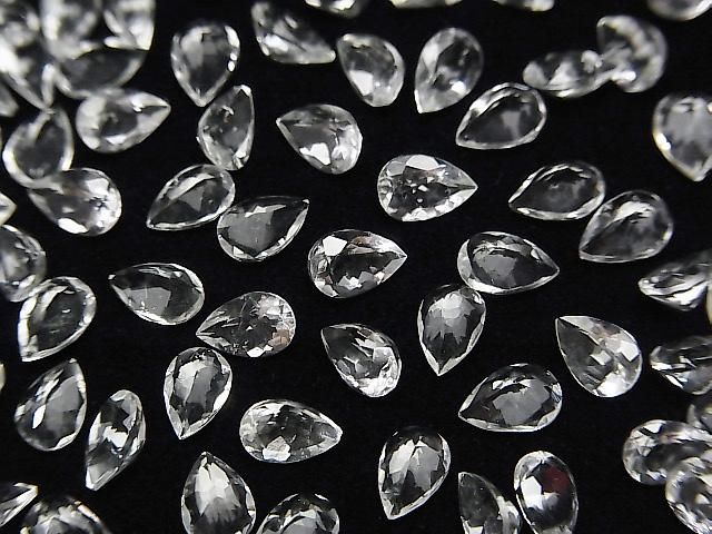 【動画】宝石質ハイアライトオパールAAA ルース ペアシェイプファセットカット6×4mm 3粒 サムネイル3