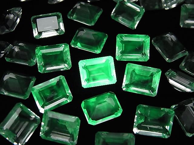 【動画】宝石質ハイアライトオパールAAA ルース レクタングルファセットカット10×8mm 1粒の画像
