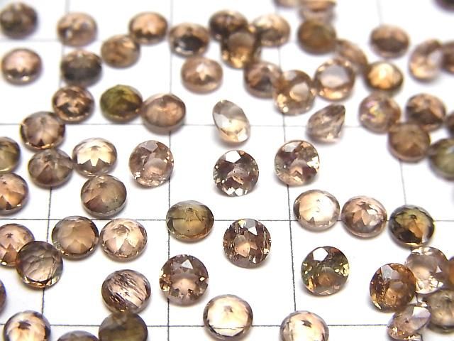 【動画】宝石質アンダルサイトAAA ルース ラウンドファセットカット4×4mm 5粒 サムネイル2