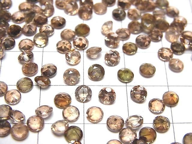 【動画】宝石質アンダルサイトAAA ルース ラウンドファセットカット4×4mm 5粒 サムネイル3