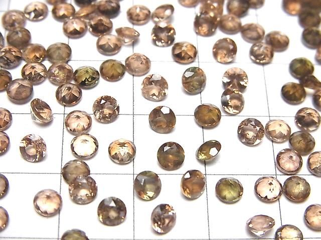 【動画】宝石質アンダルサイトAAA ルース ラウンドファセットカット4×4mm 5粒 サムネイル4