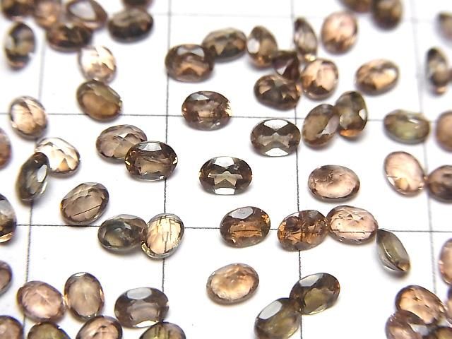 【動画】宝石質アンダルサイトAAA ルース オーバルファセットカット4×3mm 5粒 サムネイル2