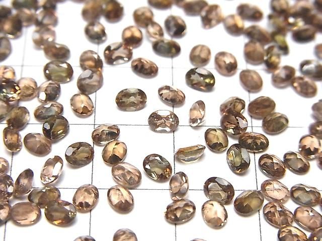 【動画】宝石質アンダルサイトAAA ルース オーバルファセットカット4×3mm 5粒 サムネイル4