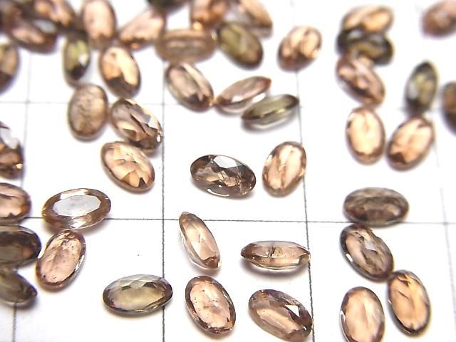 【動画】宝石質アンダルサイトAAA ルース オーバルファセットカット5×3mm 5粒 サムネイル2