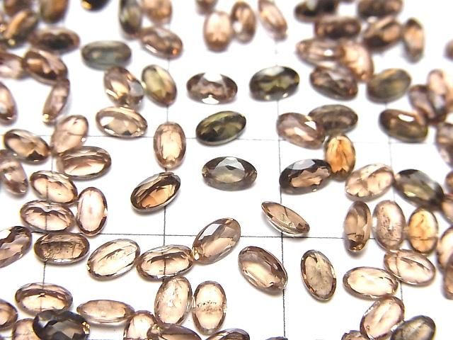 【動画】宝石質アンダルサイトAAA ルース オーバルファセットカット5×3mm 5粒 サムネイル3