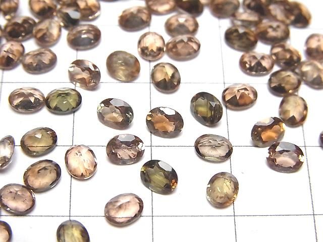 【動画】宝石質アンダルサイトAAA ルース オーバルファセットカット5×4mm 5粒 サムネイル3