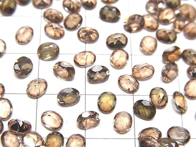 【動画】宝石質アンダルサイトAAA ルース オーバルファセットカット5×4mm 5粒 サムネイル4