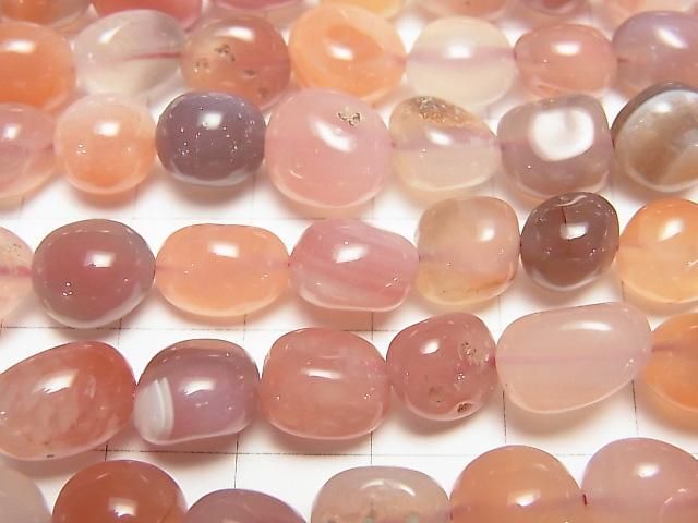 【動画】レッドアゲート(南紅瑪瑙) タンブル 1連(約37cm) サムネイル2