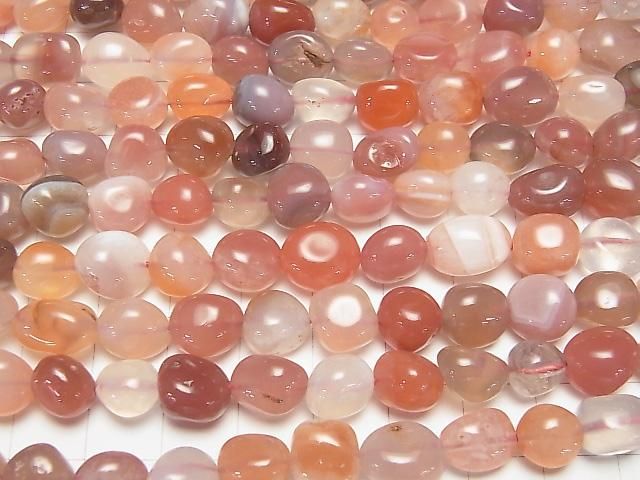 【動画】レッドアゲート(南紅瑪瑙) タンブル 1連(約37cm) サムネイル3