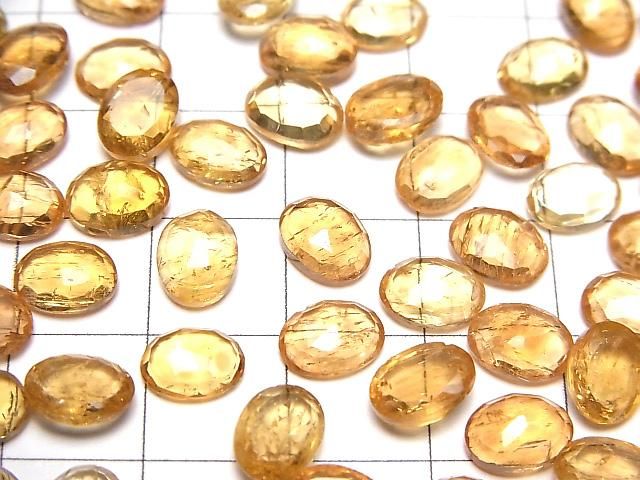 【動画】宝石質インペリアルトパーズAAA- オーバル ローズカット8×6mm 2個 サムネイル3