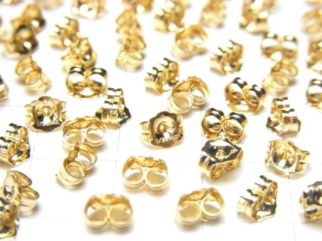 14KGF ピアスキャッチ5×4.5mm 6個(3ペア) サムネイル2