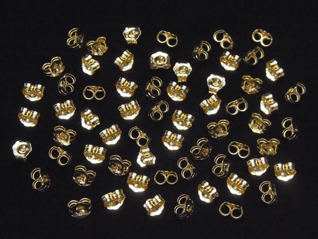 14KGF ピアスキャッチ5×4.5mm 6個(3ペア) サムネイル4