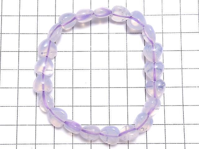【動画】【1点もの】スコロライトAAA 縦穴ハートシェイプ10mm 1連(ブレス) NO.7 サムネイル2