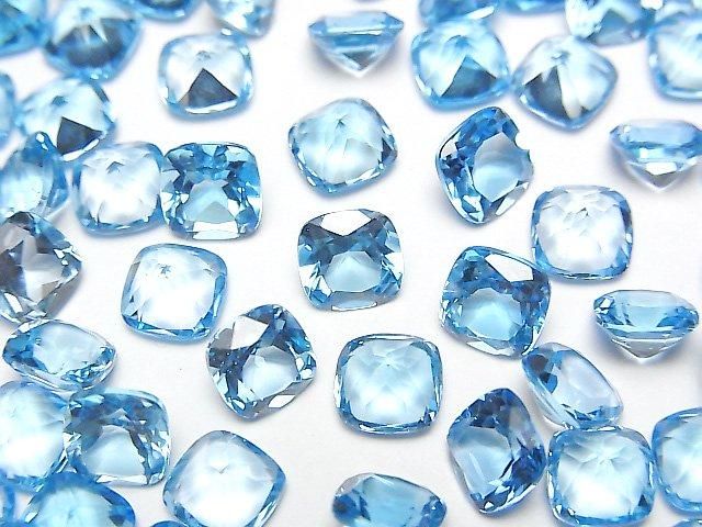 大粒 天然石 ブルートパーズルース 2個set 合計 23.90ct-