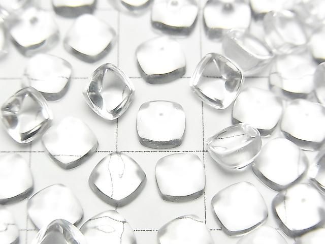 【動画】宝石質クリスタルAAA シュガーローフカット6×6mm 4個 サムネイル2