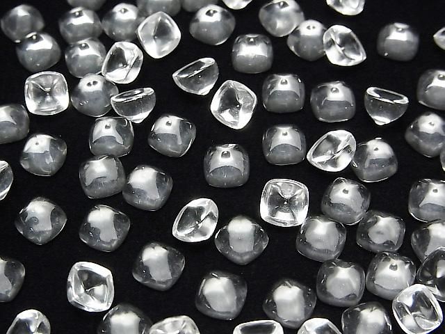 【動画】宝石質クリスタルAAA シュガーローフカット6×6mm 4個 サムネイル3