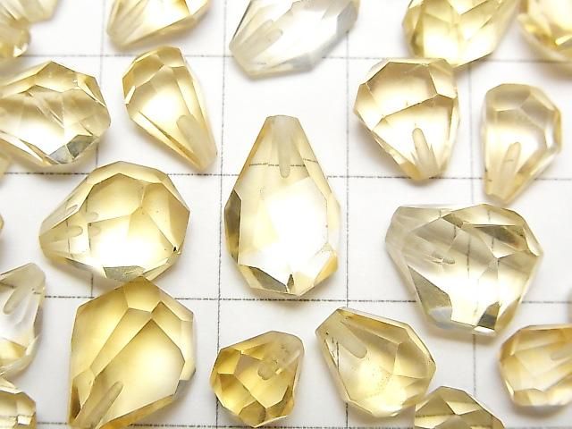 【動画】宝石質シトリンAAA 片穴ラフドロップカット 3粒 サムネイル2