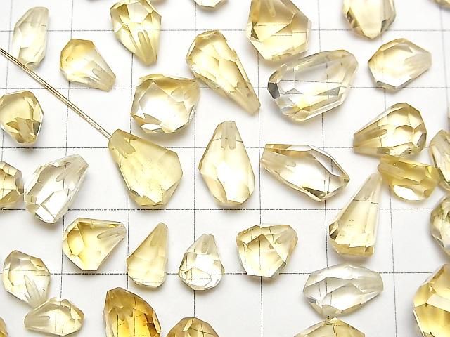 【動画】宝石質シトリンAAA 片穴ラフドロップカット 3粒 サムネイル3