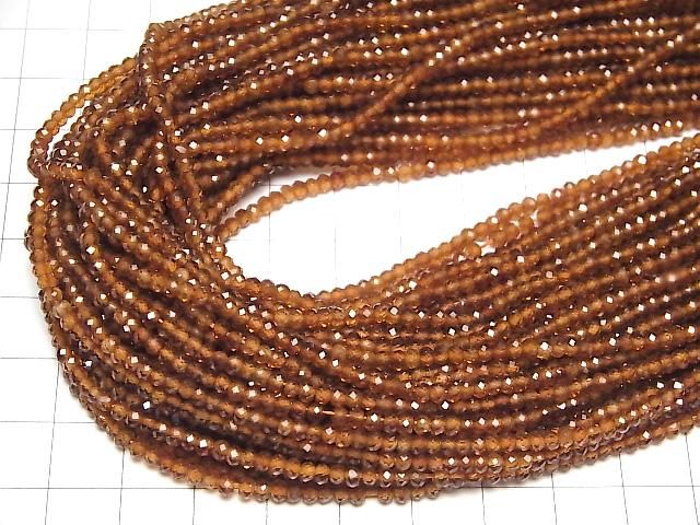 【動画】【素晴らしい輝き】ヘソナイトAAA ボタンカット3×3×2mm 1連(約37cm) サムネイル4