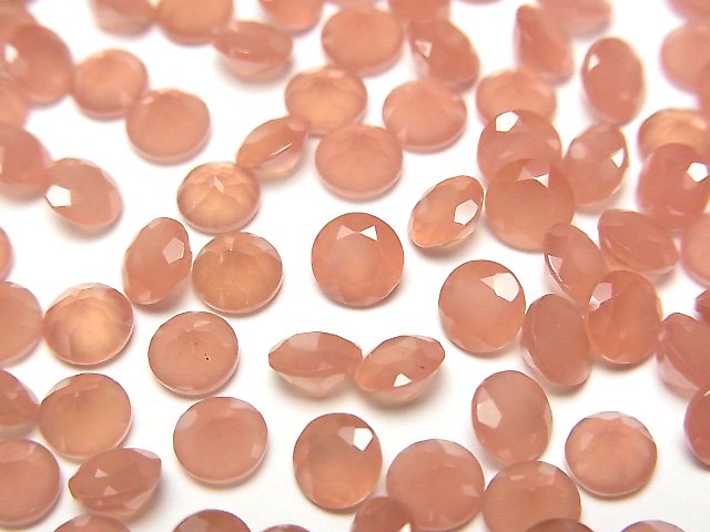 ペルー産インカローズ ルース ラウンドファセットカット5×5mm 4粒