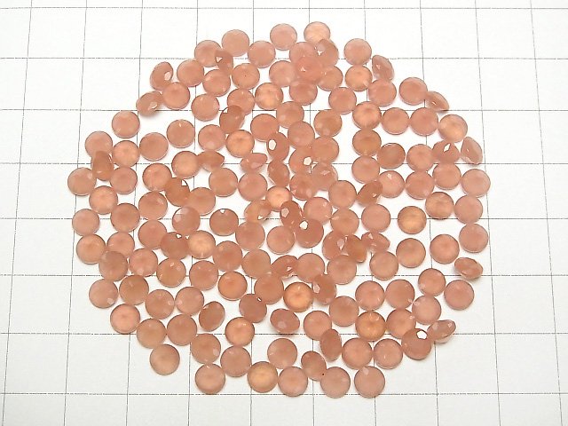 ペルー産インカローズ ルース ラウンドファセットカット5×5mm 4粒