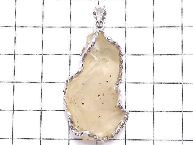 【動画】【1点もの】リビアングラス ラフロックタンブル ペンダントトップ SILVER925製 NO.444 サムネイル2