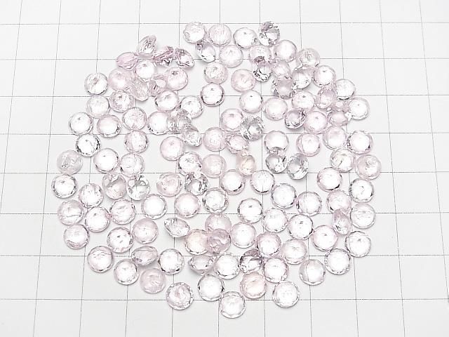 【動画】モルガナイトAA++ ルース ラウンドファセットカット6×6mm 3粒 サムネイル4