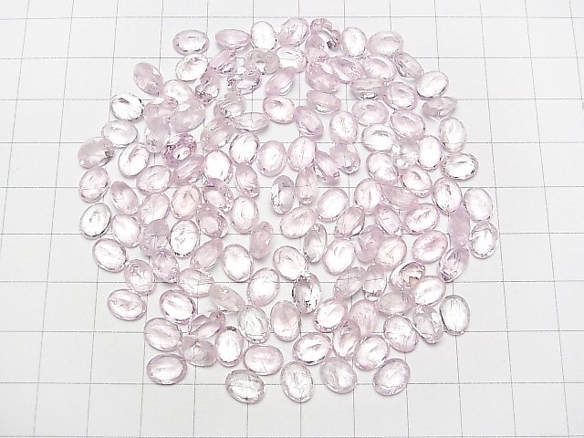 【動画】モルガナイトAA+ ルース オーバルファセットカット8×6mm 3粒 サムネイル4