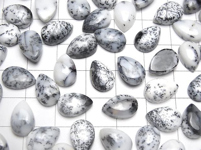 【動画】デンドライトオパール ペアシェイプ カボション12×8mm 5個 サムネイル4