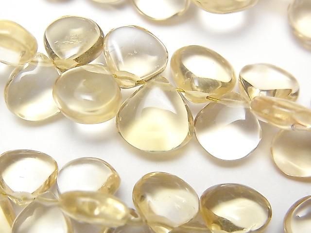 【動画】宝石質シトリンAAA- マロン(プレーン) 半連/1連(約18cm)の画像