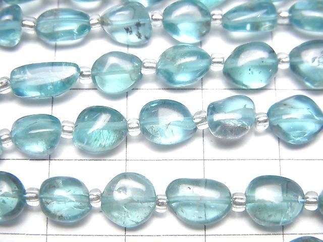 【動画】宝石質アパタイトAAA- タンブル 1連(約18cm) サムネイル2