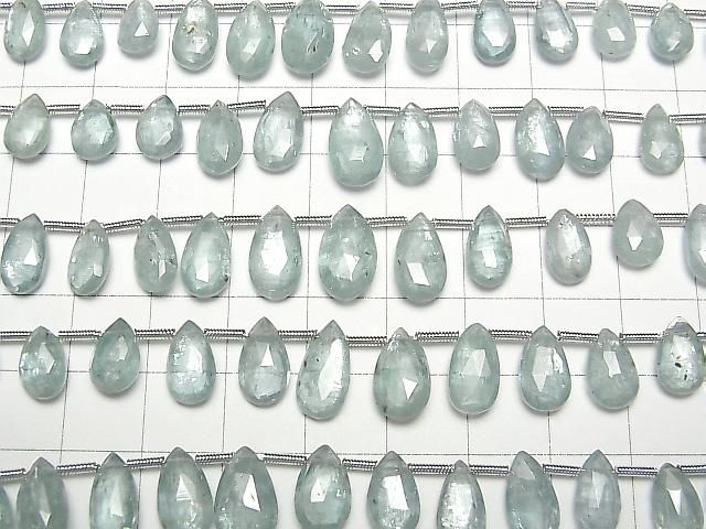 【動画】スカイカイヤナイトAA++ ペアシェイプ ブリオレットカット 半連/1連(約19cm) サムネイル3