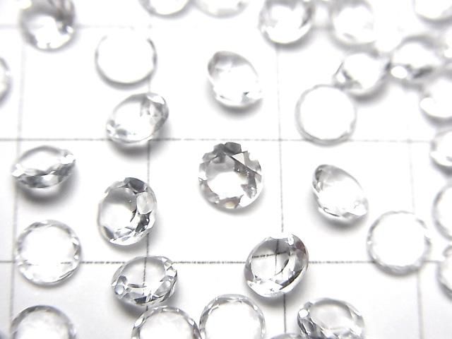【動画】宝石質クリスタルAAA ルース ラウンドファセットカット5×5mm 10粒 サムネイル2