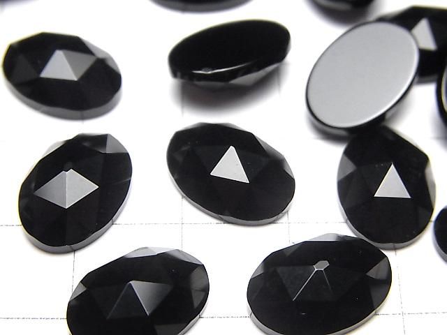 【動画】オニキス オーバル ローズカット14×10mm 4個 サムネイル2