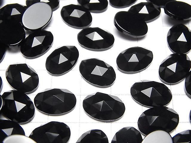 【動画】オニキス オーバル ローズカット14×10mm 4個 サムネイル4