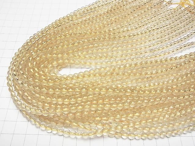 【動画】高品質ゴールデンラブラドライトAAA ラウンド5mm 半連/1連(約38cm) サムネイル4