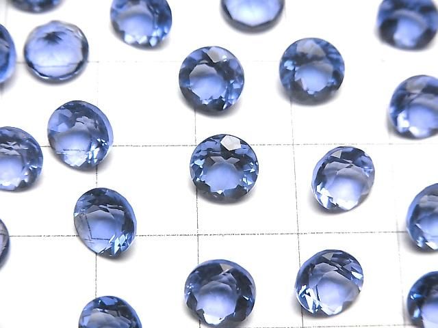 【動画】宝石質カラーチェンジフローライトAAA ルース ラウンドファセットカット7×7mm 1粒 サムネイル2