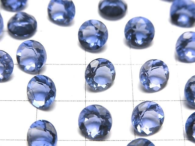 【動画】宝石質カラーチェンジフローライトAAA ルース ラウンドファセットカット7×7mm 1粒 サムネイル3