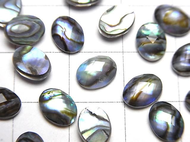 【動画】アバロンシェル×クリスタルAAA’ オーバル カボションカット8×6mm 3個 サムネイル2