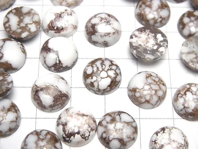 【動画】ワイルドホース ラウンド カボション12×12mm 2個 サムネイル3