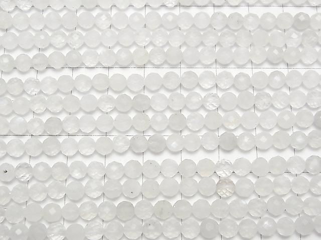 【動画】【素晴らしい輝き】ロイヤルブルームーンストーンAA+ ラウンドカット5mm 1連(約36cm) サムネイル3