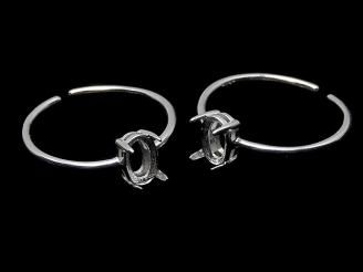 ¡Úư²è¡ÛSilver925 ¥ê¥ó¥°¶õÏÈ(ÄÞα¤á)¥ª¡¼¥Ð¥ë¥Õ¥¡¥»¥Ã¥È¥«¥Ã¥È6¡ß4mm À¸ÃÏ ¥Õ¥ê¡¼¥µ¥¤¥º 1¸Ä