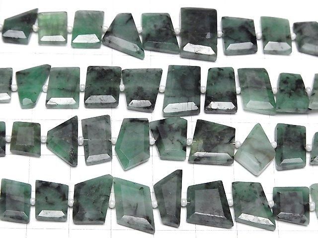【動画】ブラジル産エメラルドAA ラフスライスカット 1連(約17cm) サムネイル3
