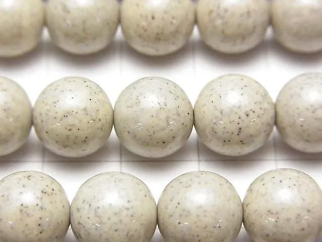 ◆天然記念物◆台湾産高純度北投石 ラウンド10mm 1/4連~1連(約36cm) サムネイル2