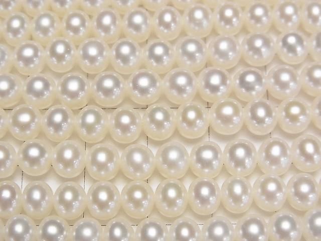 【動画】淡水真珠AAA- ポテト6mm ホワイト 1連(約35cm) サムネイル2